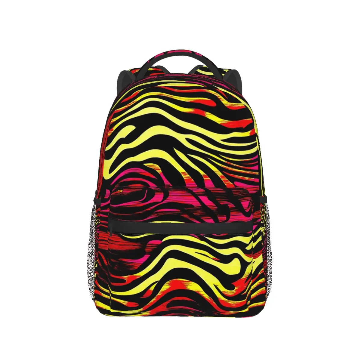 

Colorful Zebra Stripes Print Pattern Backpack Hot Sale Daypack Large Capacity Children BookBag School Bag Shoulder Bags