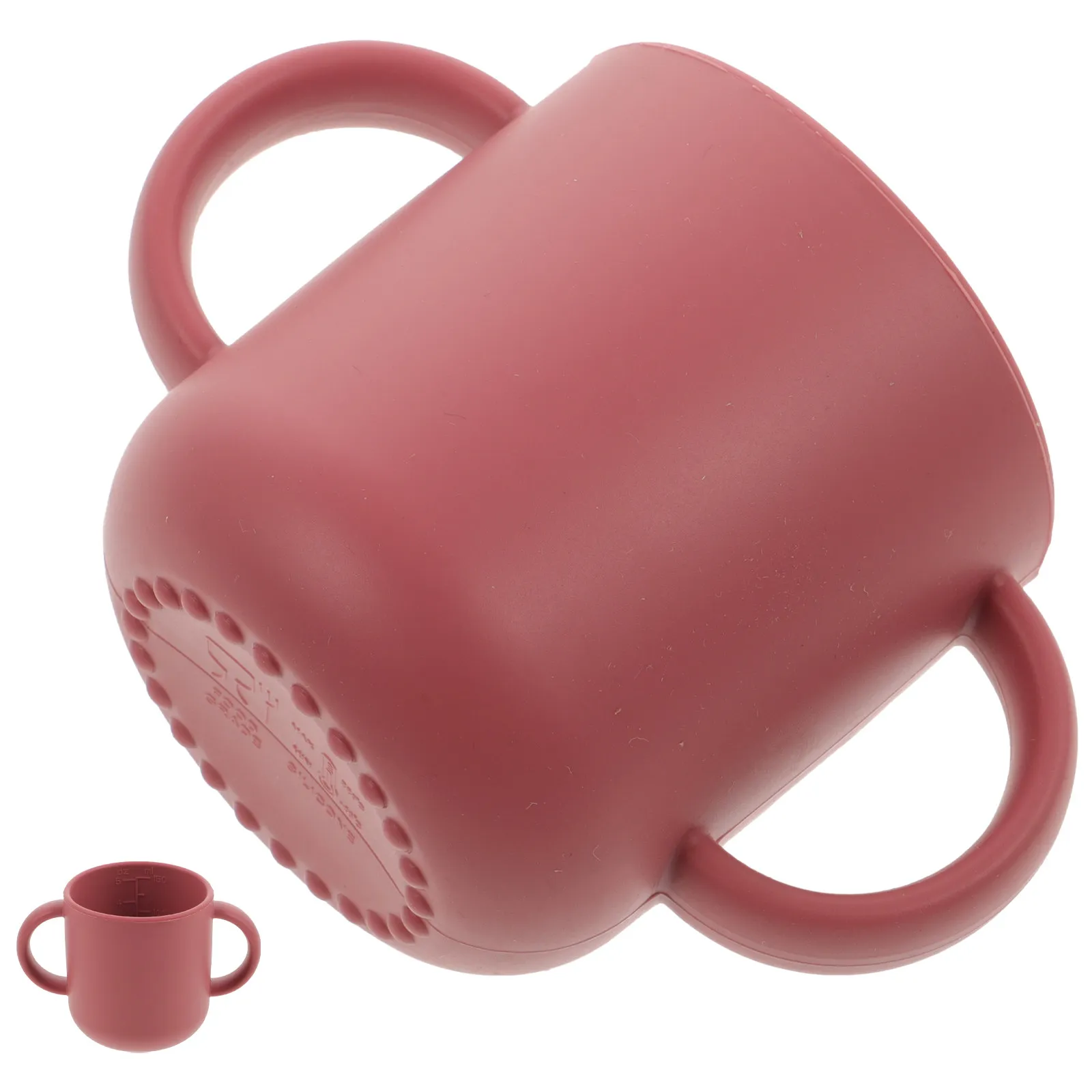 

Силиконовая тренировочная чашка для малышей (1-3 года) для мальчиков и девочек, с эргономичной ручкой, контейнер для напитков и закусок, подарок