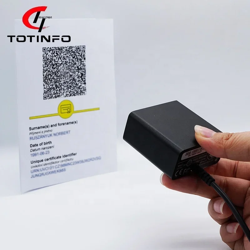 Lettore a montaggio fisso Modulo scanner di codici a barre MRZ Leggi MRZ/PDF417 di carta d'identità e passaporto