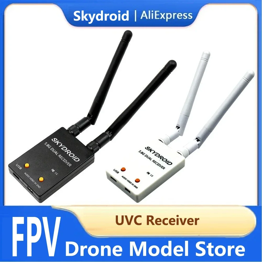 

Skydroid 5,8 ГГц 150CH True Diversity UVC OTG Смартфон FPV Приемник для Android Tablet PC VR Гарнитура FPV Система RC Дрон