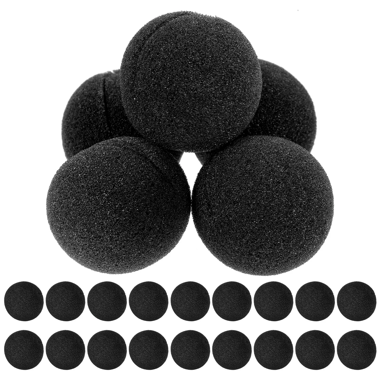 

50Pcs Easy Clip-on Sponge Clown Nose for Halloween Christmas Events Comedy Shows Novelty Face Accessory Clown Sponge