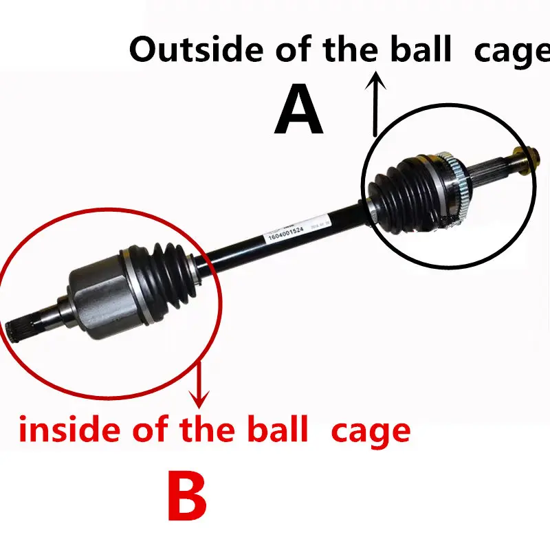 Car Half Axle Outside Ball Cage Inside Ball Cage Universal Joint For Geely Fc Vision Sc7 Sl18 Haijing