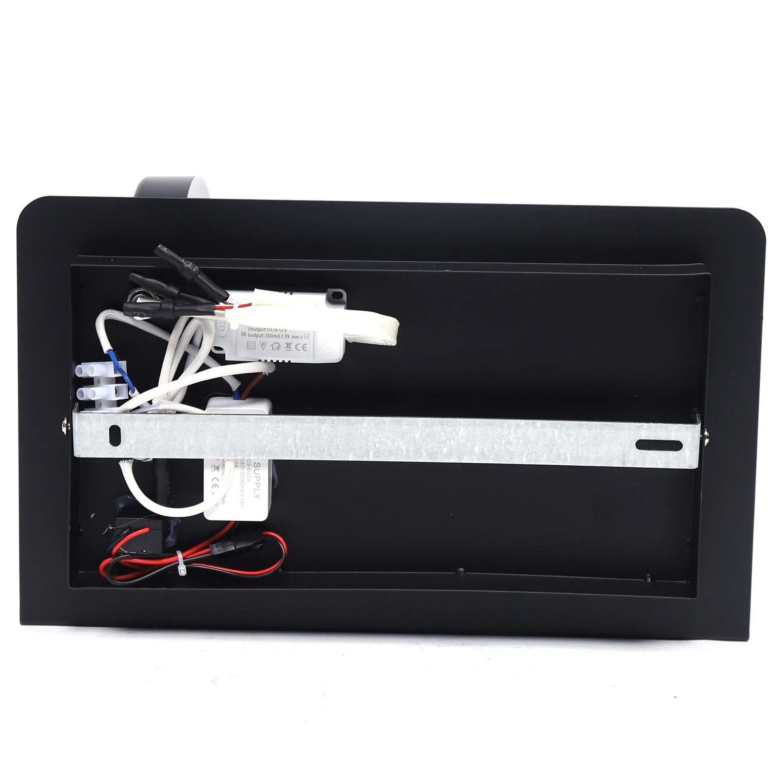 Rotatable LED Wall Lamp USB Jack Wall Light with Three Adjustable Colors for Living Room Bedroom Office