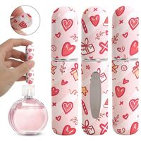 5ml Mini Perfume Bottle Refillable Spray Atomizer Bottle Spray Rotating Bottle Essential Oil Alcohol Empty Cosmetic Containers