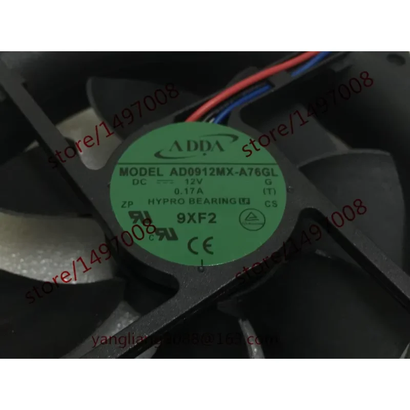 

ADDA AD0912MX-A76GL G DC 12V 0.17A 90x90x25mm Server Cooling Fan