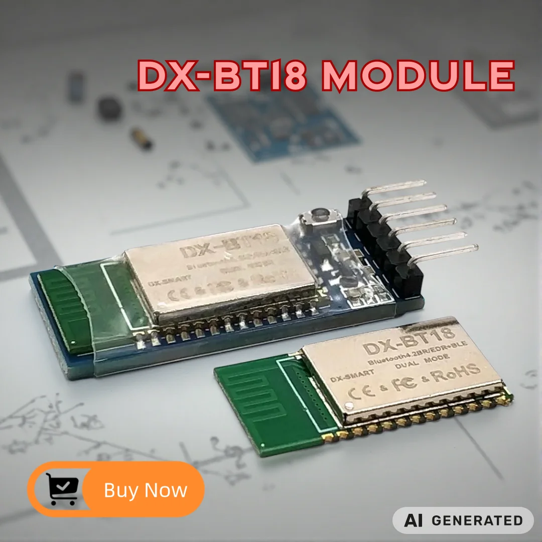 DX-BT18 SPP2.0 Bluetooth Module Serial Transmission BLE4.0 Support Compatible With HC-05 HC-06