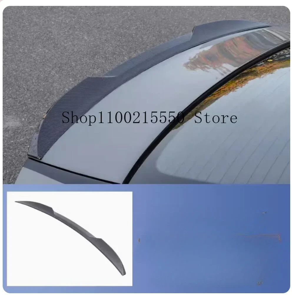 For Chery Arrizo 8 2022-2024 Car Accessories Carbon Rear Window Rear Wing Fixed Wind Wing Top Pressure Wing Trim Moulding