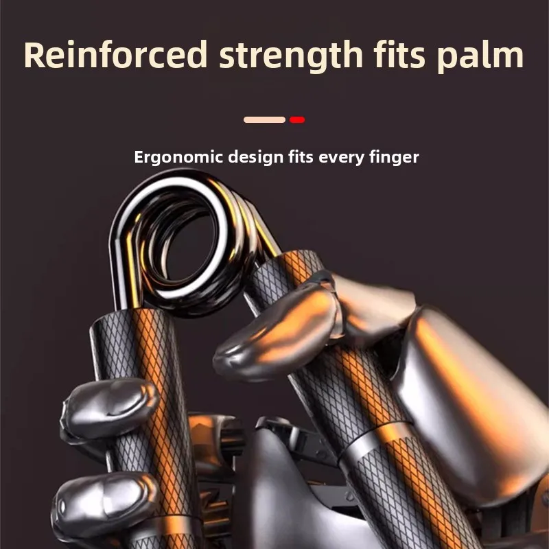 

Grip A-type professional grade all-aluminum alloy handle 100kg heavy-duty college student finger strength trainer