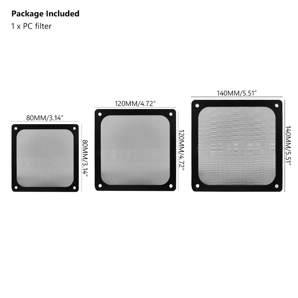140 مللي متر 120 مللي متر 80 مللي متر الإطار المغناطيسي الكمبيوتر الكمبيوتر شبكة النايلون مروحة غطاء مرشح الغبار الشوايات مع المغناطيس الغبار وحدة معالجة خارجية للحاسوب غطاء