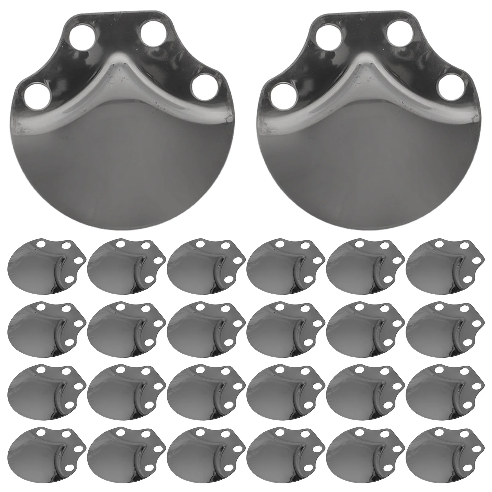 

100pcs Armor Scales Material Stainless Steel Medieval Lightweight For Diy Costume Cosplay Larp Knight Theater Craft Repair