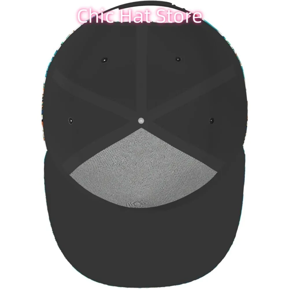 Czapka typu snapback z tropikalnymi liśćmi dla kobiet i mężczyzn, styl hip-hop, bawełniana, regulowana czapka baseballowa z płaskim daszkiem, czapka typu trucker na wędrówki i aktywności na świeżym powietrzu.