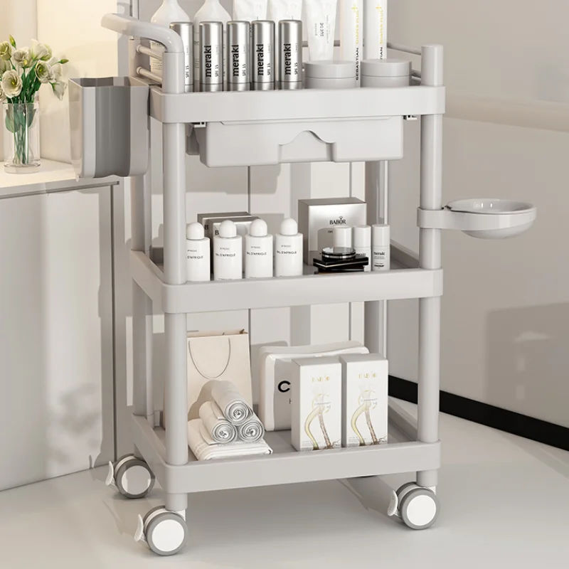 

Medical Cart Professional Aesthetic Car Wheels Cosmetic Trolley Makeup Esthetician Beauty Salon Furniture Carro Auxiliar