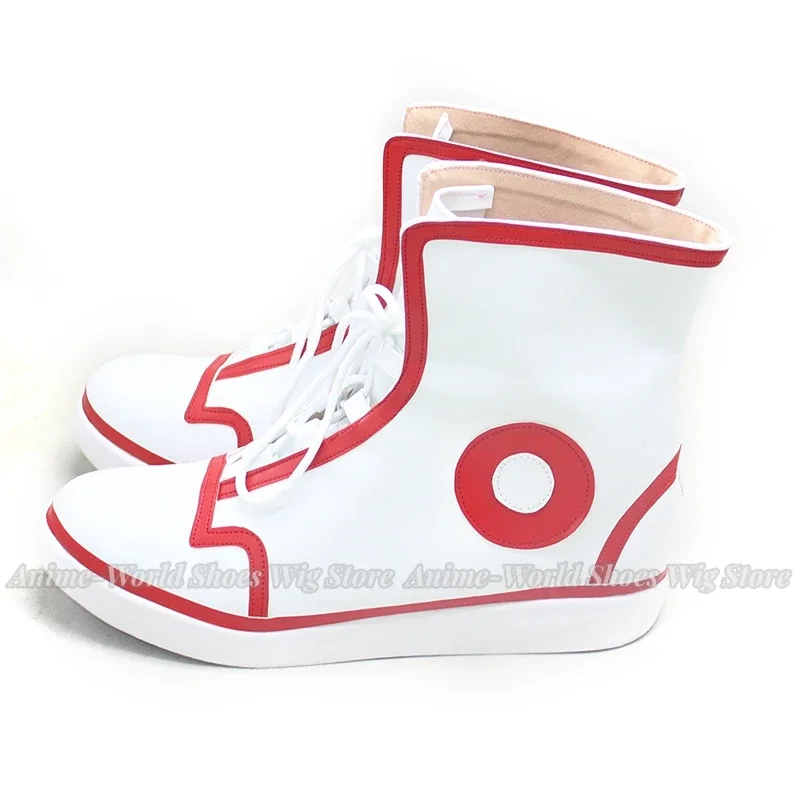 Anime  Denji Cosplay Shoes Party Denji Cosplay Boots Shoes PU Leather Party Props