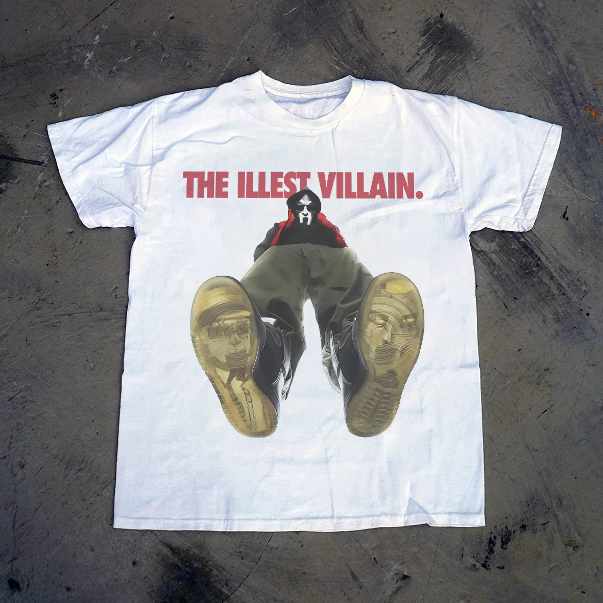 

Plus Size Summer Women's Vintage The Illest Villain T-Shirt Cotton Breathable Stylish Versatile Street Style Oversized