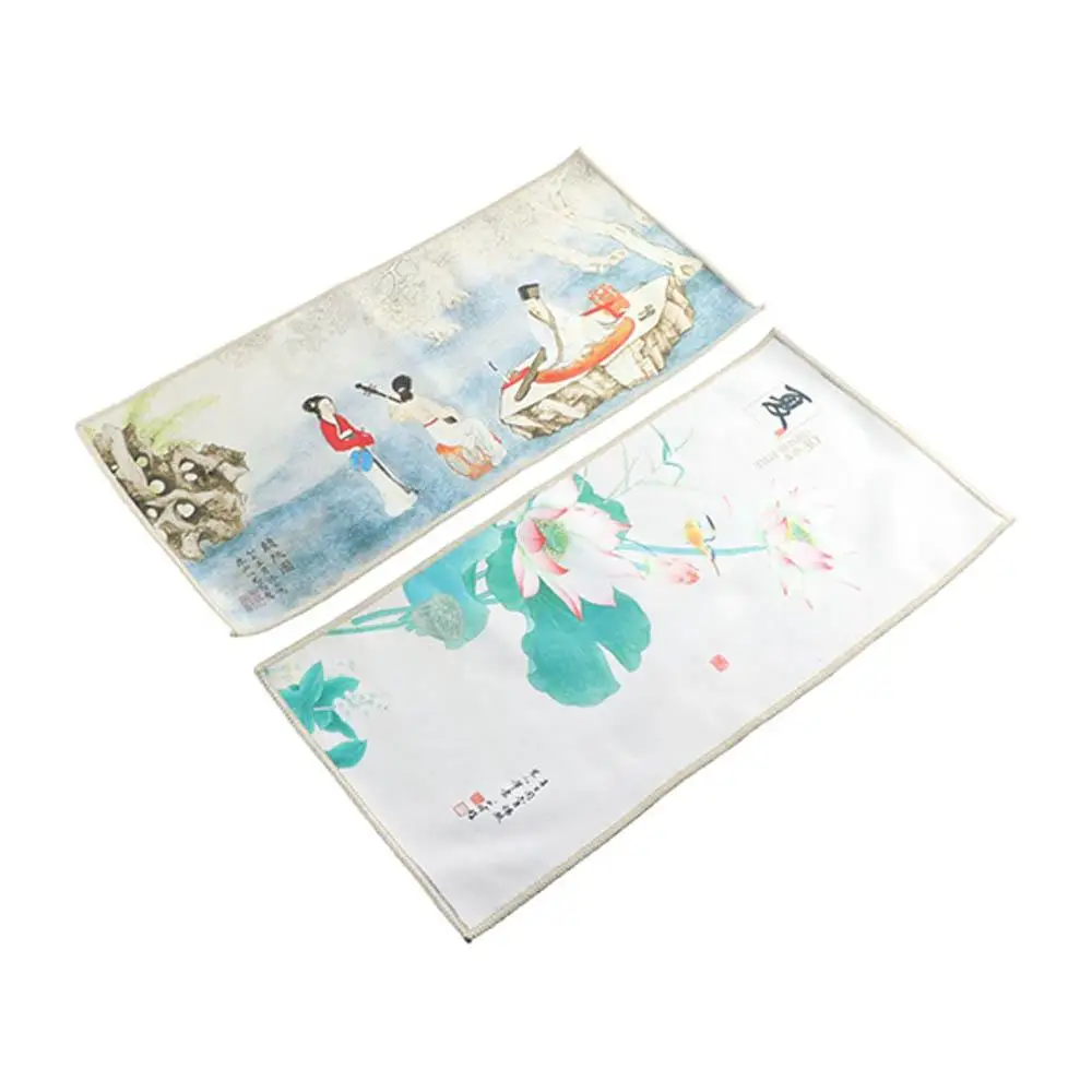 Thick Painted Professional Table Cleaning Tea Set Accessories Household Table Mats Tea Napkin Tea Towel Rag