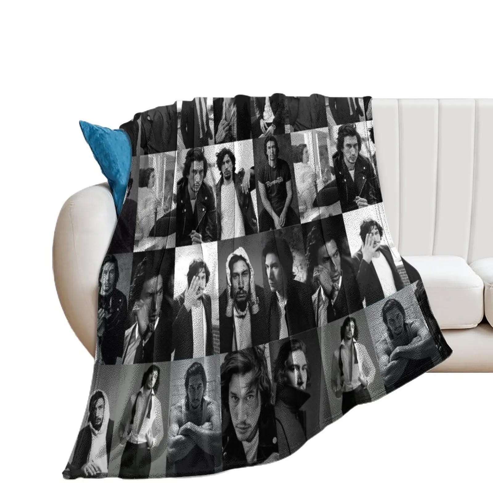 

Adam Driver Collage Throw Blanket Luxury St Travel Stuffeds Blankets