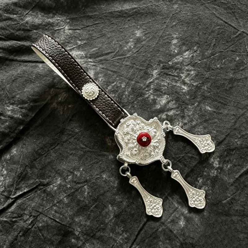 Chinese Women's Tibetan Dance Waist Accessories Pendant Alloy Material Waist Accessories