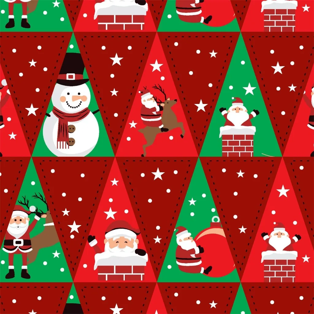 Fabric Tricoline CHRISTMAS 50cm x 1,50m width