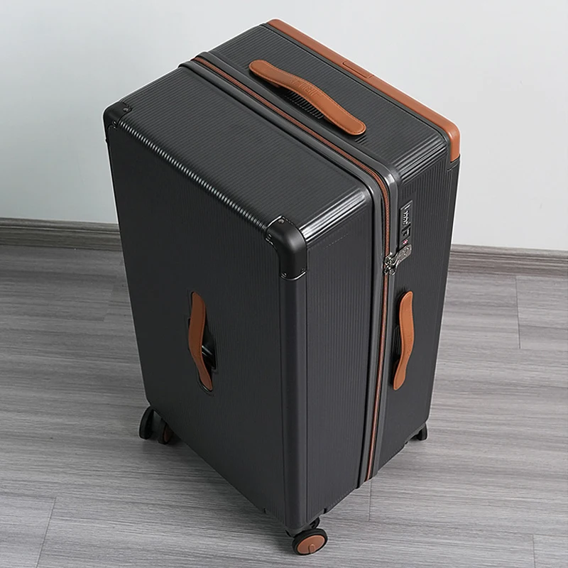 

Чемодан Brand Luggage 20 дюймов (ручная кладь) с колесами в стиле колор-блок, 24-дюймовый широкий чемодан-тележка, вместительный дорожный чемодан 28 дюймов