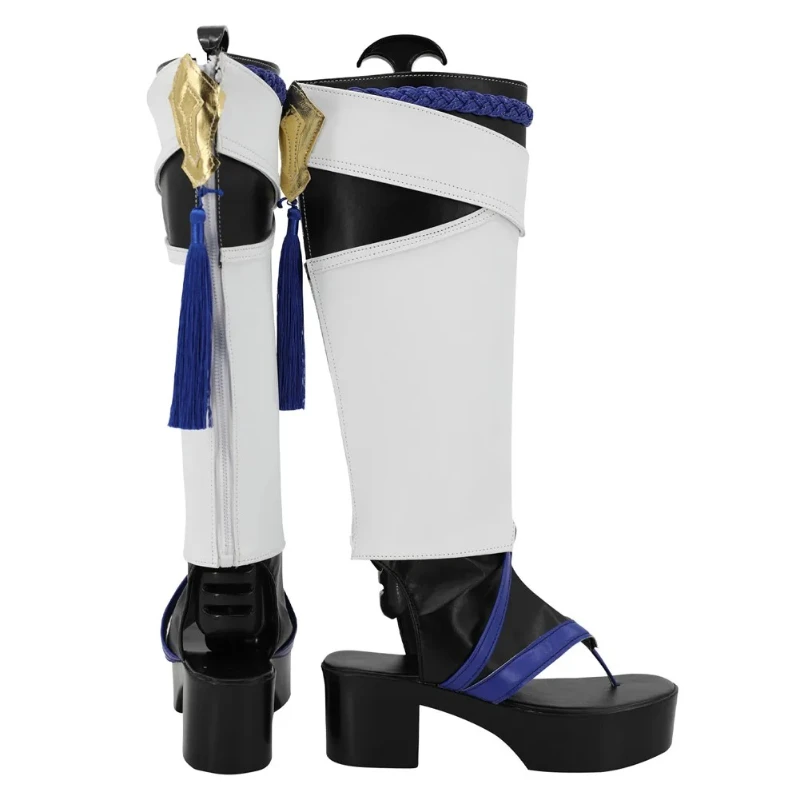 

Genshin Impact Wanderer Cosplay Shoes 2025 Cosplay PU Leather Costume Accessories for Women Scaramouche Boots Sdsfds3w