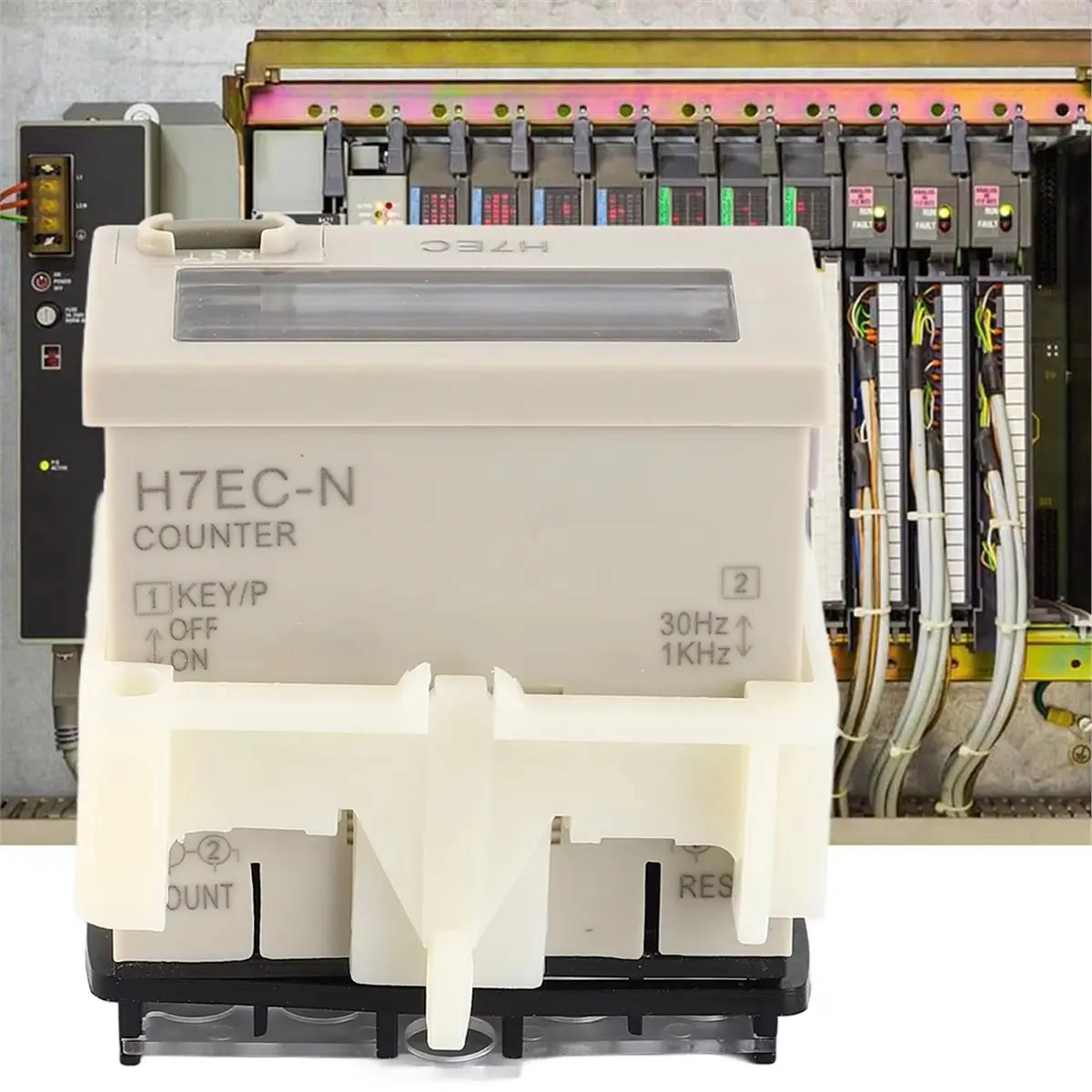 جديد H7EC N بدون جهد الإدخال عداد كهربائي رقمي مع شاشة LCD مكونة من 8 أرقام #6