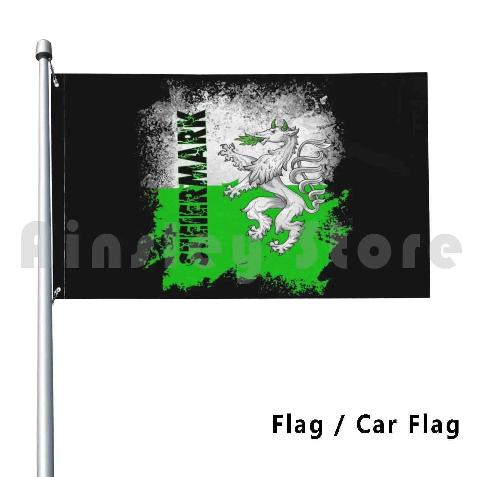 Styria Flag Car Flag Funny Styrian Styria Graz State Austria Coat Of Arms Retro Retro Style Mothers Day