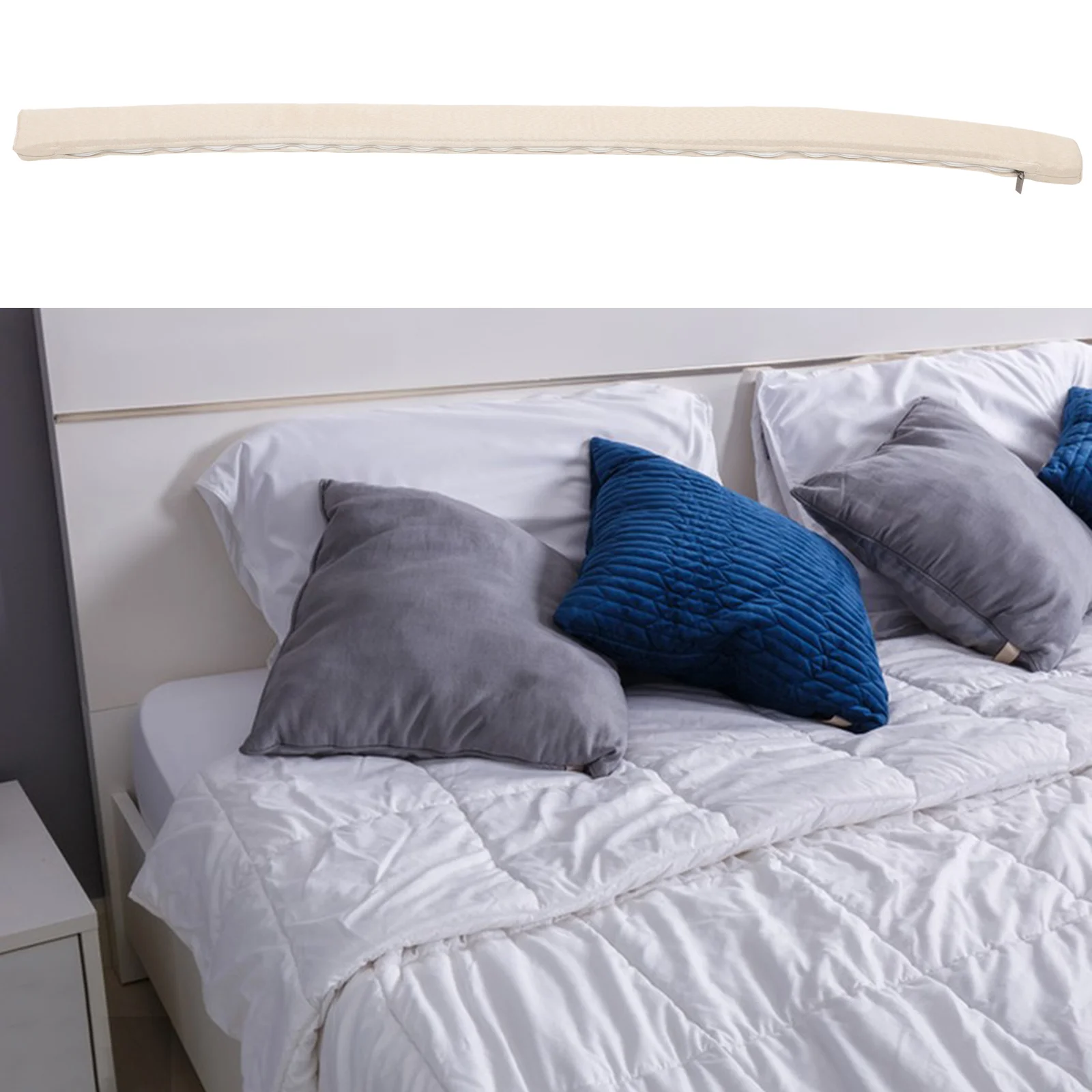 Almohadas de cama, artefacto de relleno de huecos, cabecero y colchón, delgado para dormitorio, Hotel, bebé