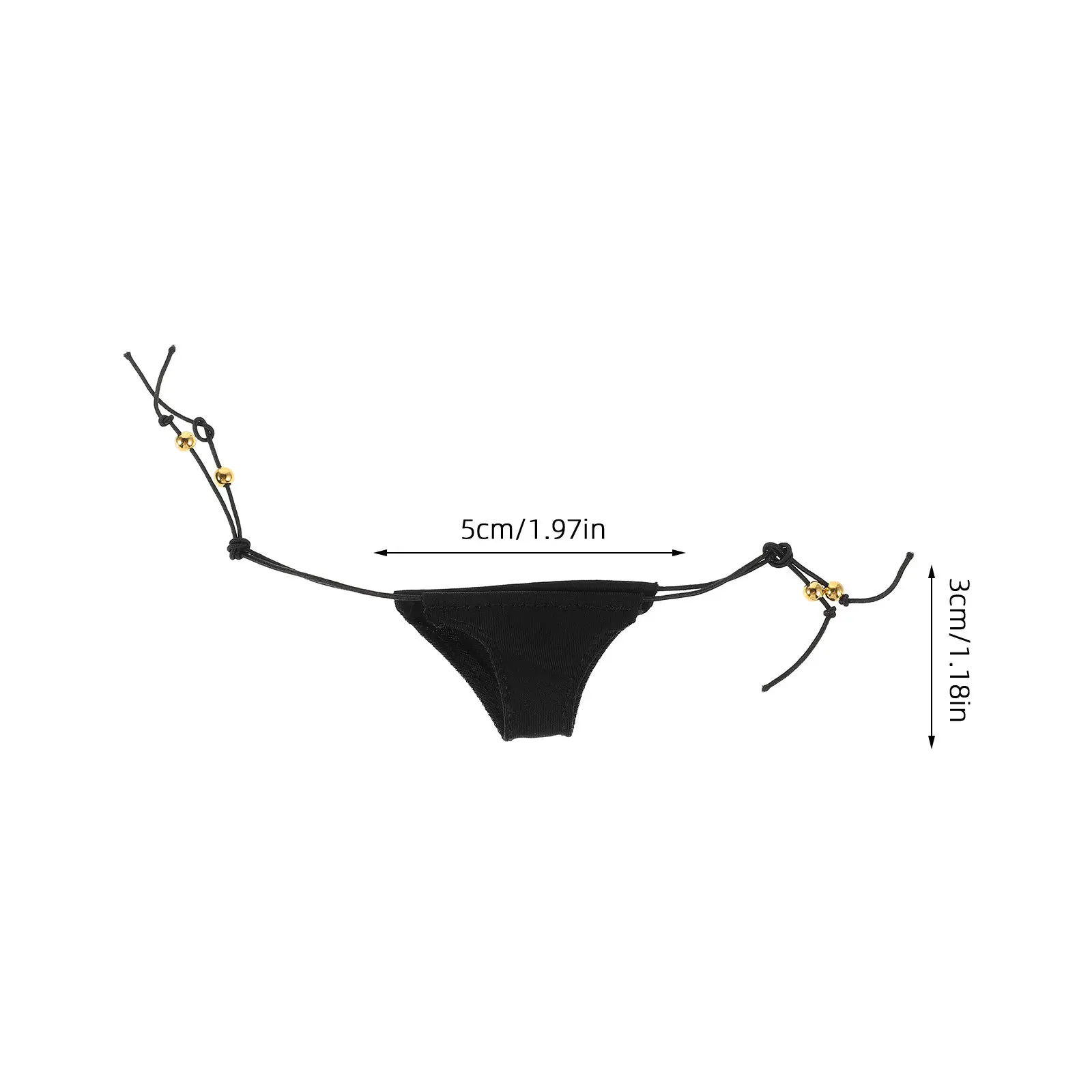 1 set 1 set miniatuur badmode outfit stijlvolle bikini zwembad strand speelset zomervakantie aankleedspel klein badpak rekwisieten
