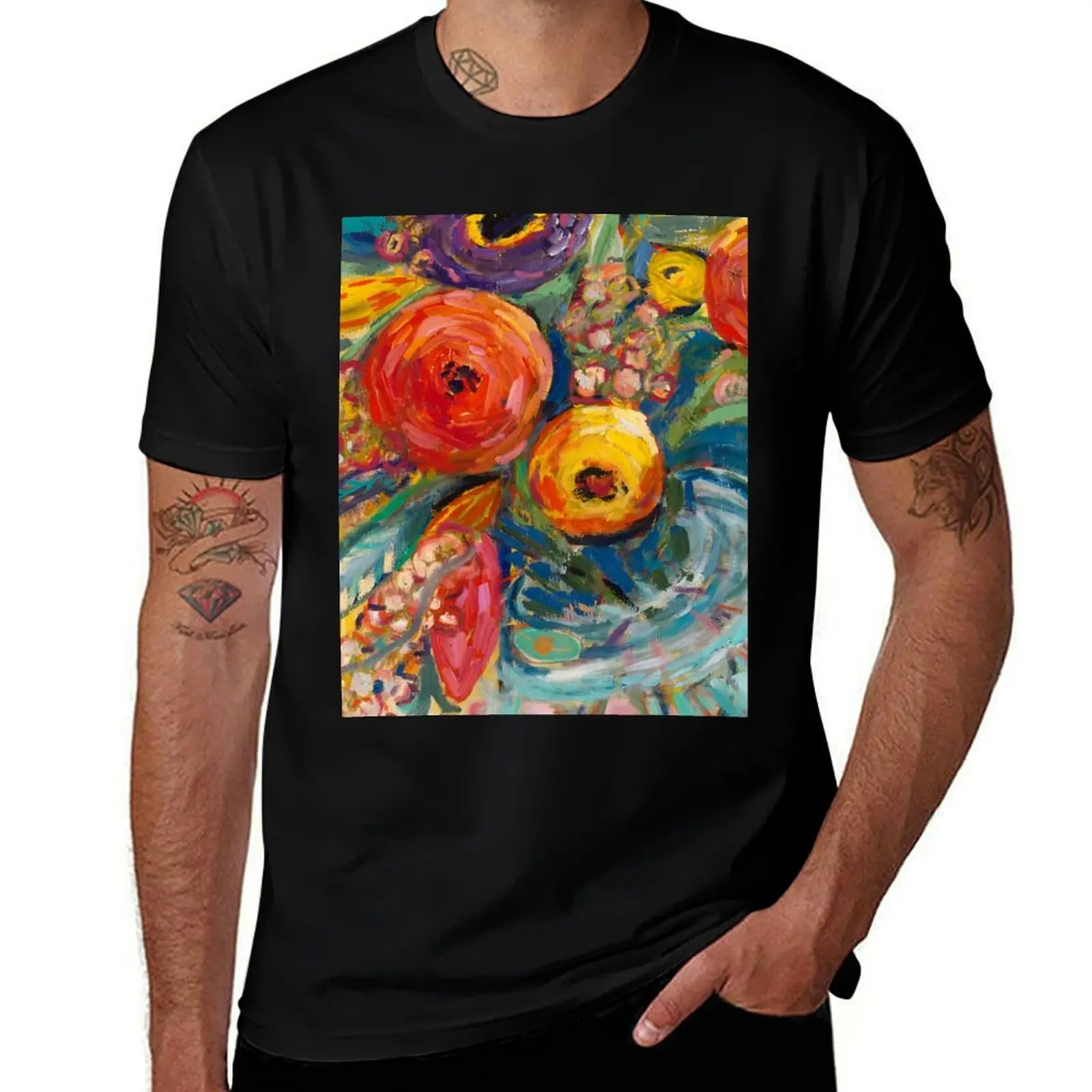 

Symphony of Flowers T-Shirt t shirt personalised cotton t shirts high quality
