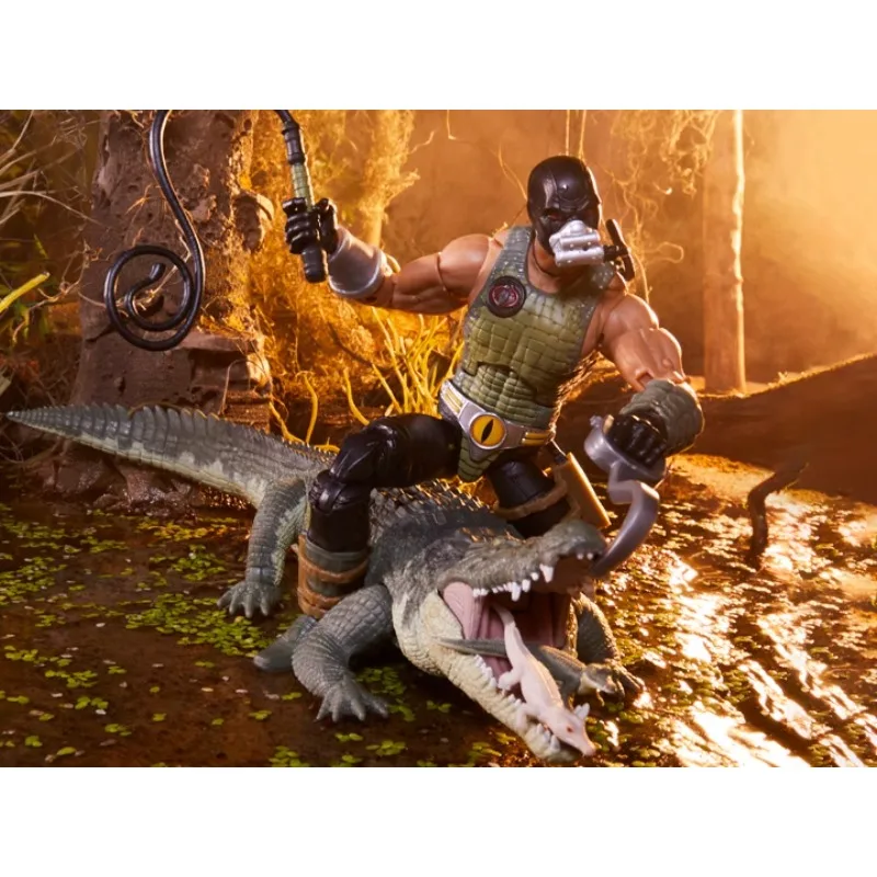 Hasbro Genuine G.I. Joe Croc Master G Fiona 6 Inches Action Figure Toys for Boys Girls Kids Gift Collectible Model Ornaments