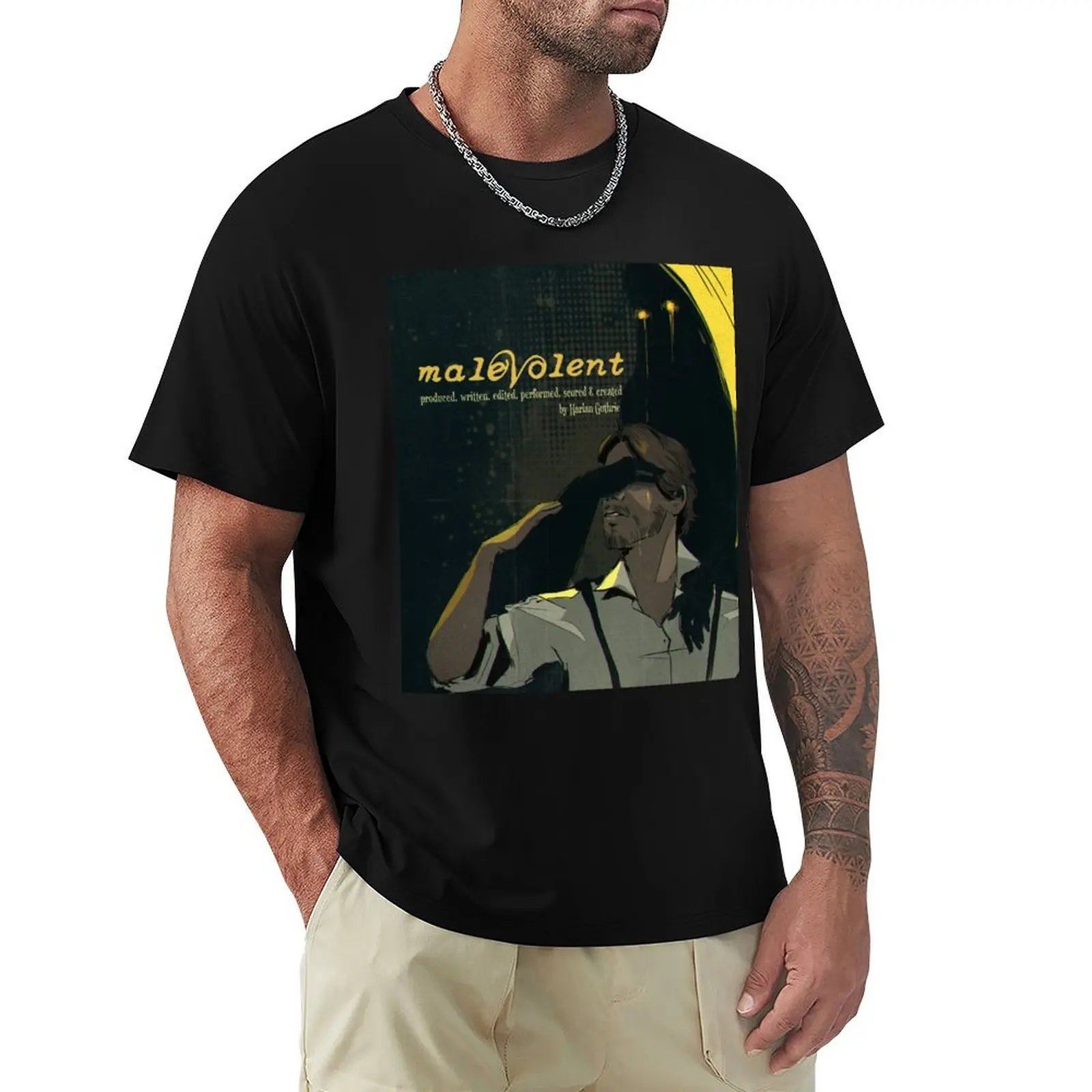 

Malevolent T-Shirt cotton graphic tees Blouse mens clothing