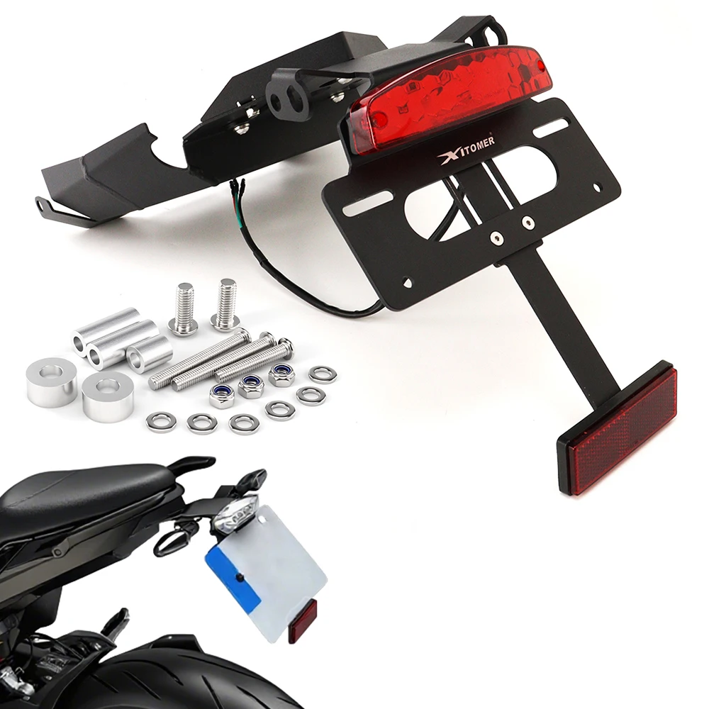 

Motorcycle License Plate Holder Bracket Fit For BMW F900R F900XR 2020 2021 2022 2023 2024 Rear Tail Tidy Fender Eliminator kit
