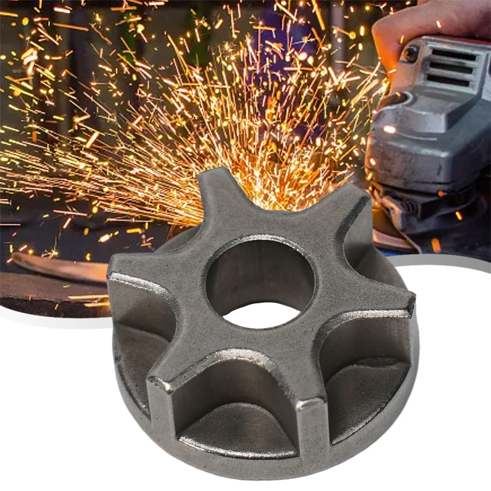 1PCS Tandwiel Kettingzaag Gear Haakse Slijper Vervanging Gear Beugel M10 M16 Herramientas Boor Set Parafusadeira