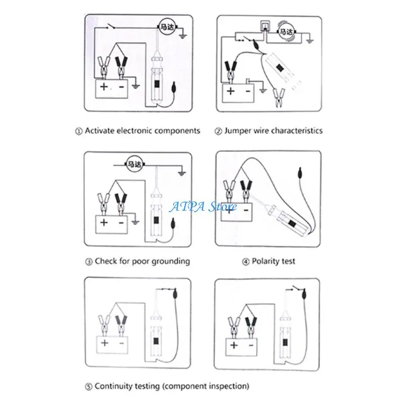 U13C Diagnostic Device for Car Motorcycles and Electronic Equipment Maintenance