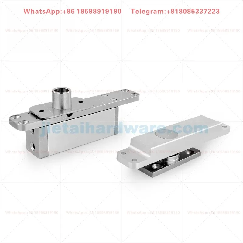 360° Free Swing Pivot Hinge 18mm Slim Cable Grommet 500kg Load 70mm Pivot Point Middle Mount System One Door Hinge
