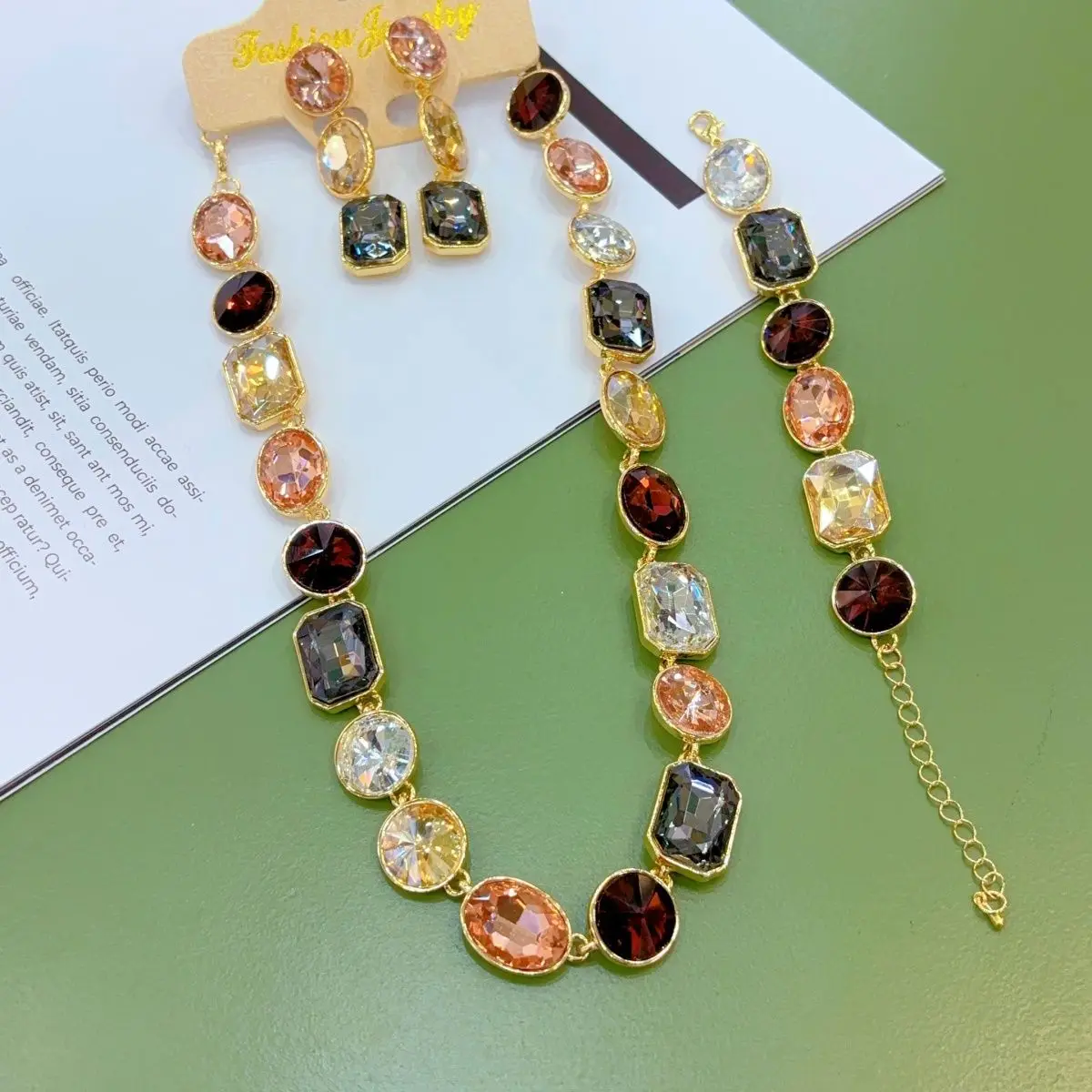 

Новое Великобритания, 24-каратное позолоченное ожерелье, серьги, браслет, романтический комплект ювелирных изделий для свадебной вечеринки для влюбленных YY10882