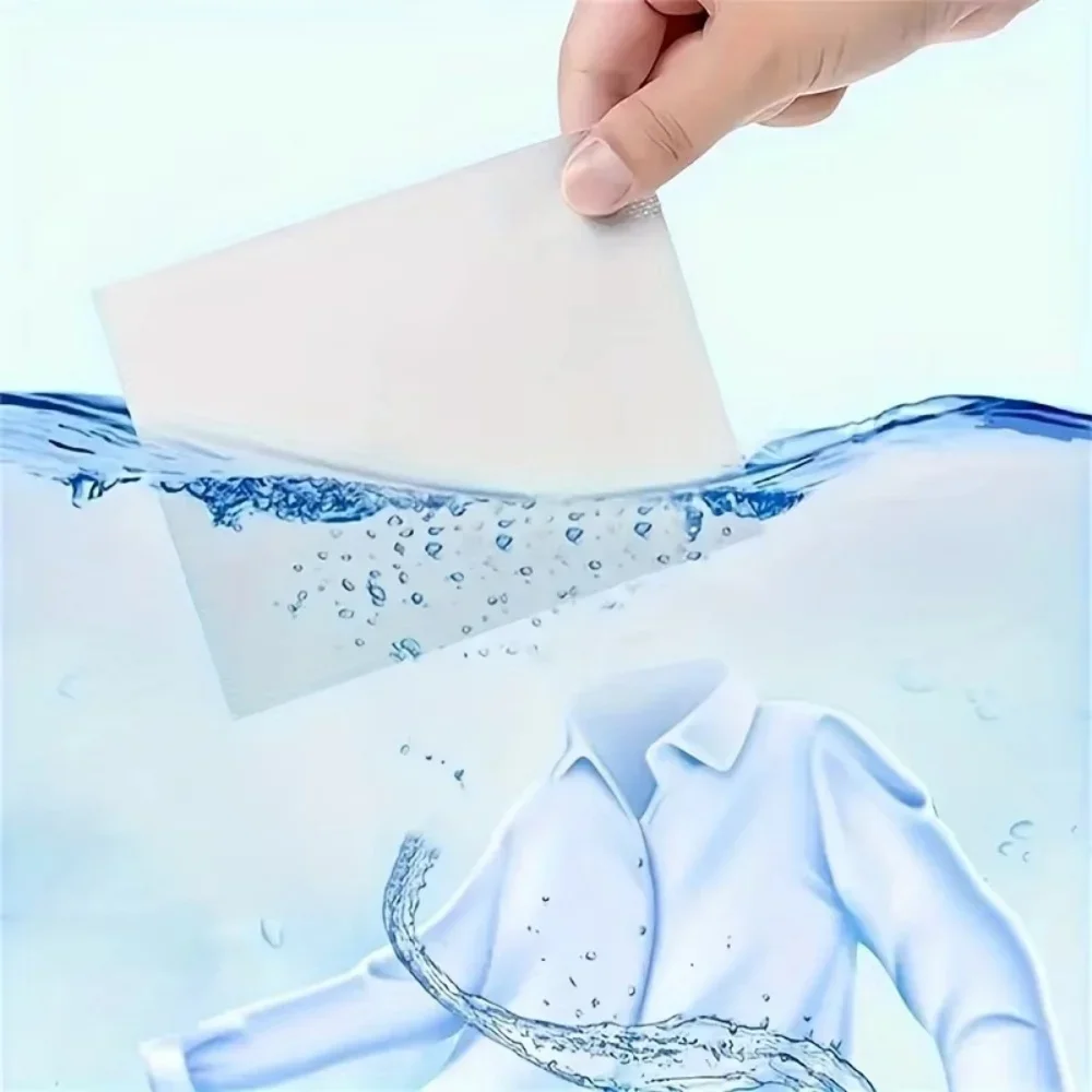 Wäschefarbenfänger-Blätter für Waschmaschinen, schützen die Kleidung vor Verfärbungen, verhindern das Färben der Kleidung bei gemischtem Waschen. – Detail 7