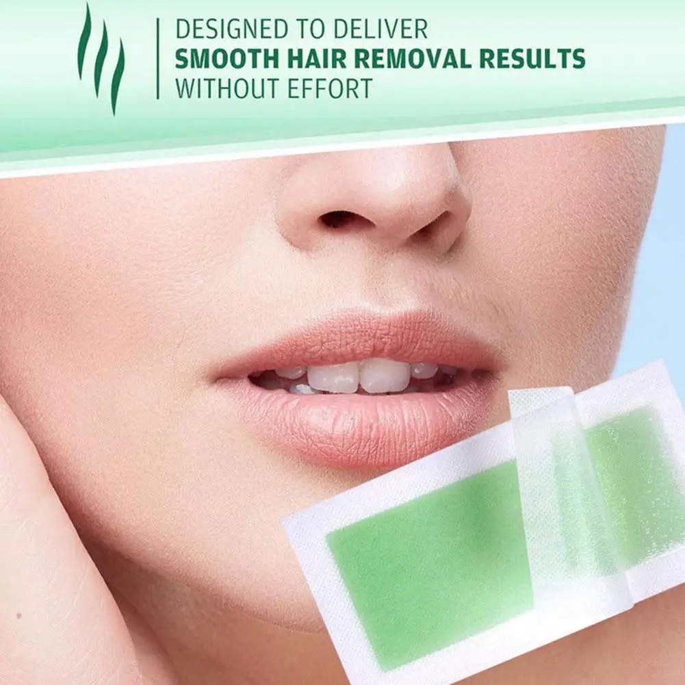 Professional Hair Removal Wax Strips For Summer Depilation Double Sided Cold Wax Paper For Leg Body Face Useful ﻿ - view 5
