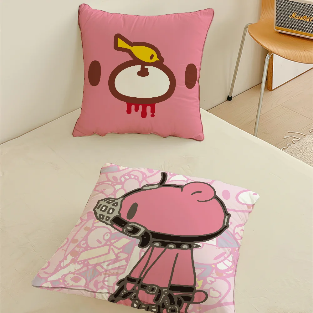 Cartoon Gloomys Bear Pillow Case For Home Bedroom Room Decoration Living Room Sofa Cushion Cover Suitable