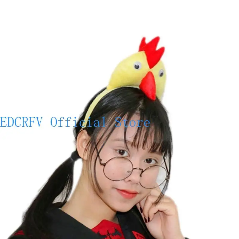 39BD Funny Gà Boauth Dute For Party Proms Birthday Bandband Shears