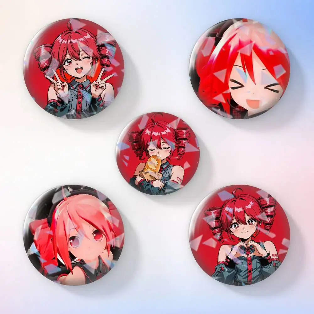

K-Kasane T-Teto Brooch Metal Decorative Brooch Pins for Backpack Clothes Jacket Accessories,Souvenir.