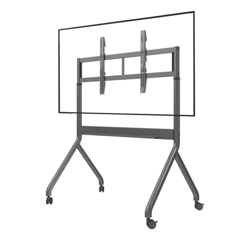 

P320 electric herringbone mobile TV bracket floor cart video conference hanger 80-110 inches