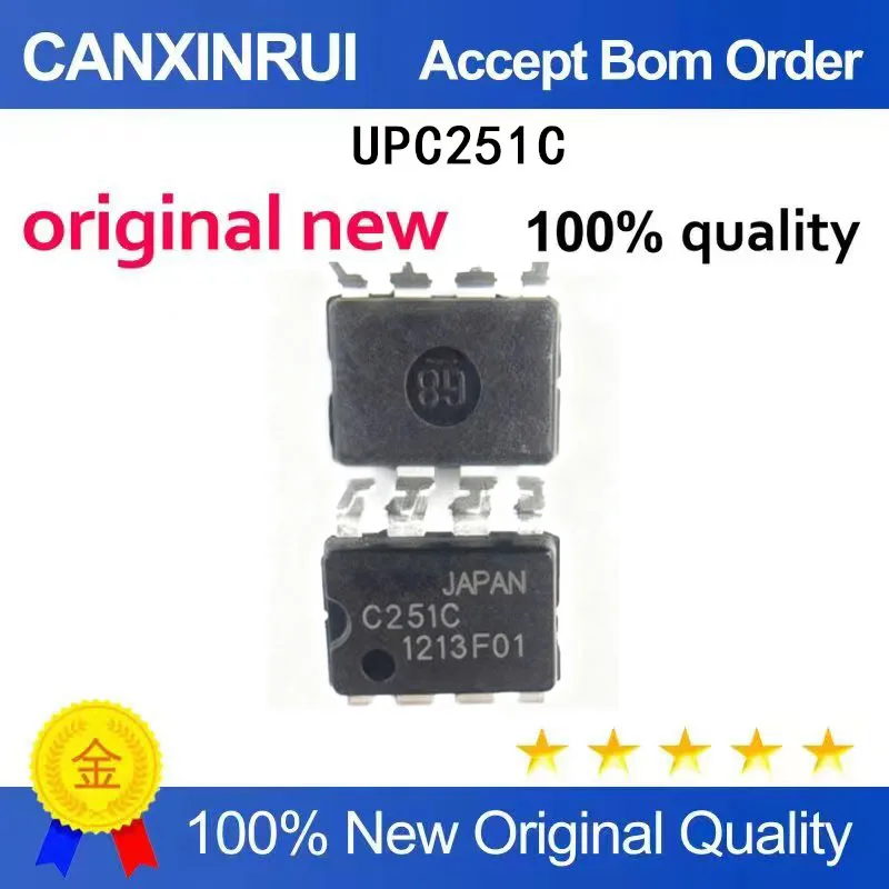(5-100 Pieces) Brand new original UPC251C C251C direct insertion DIP8 plastic sealed spot chip