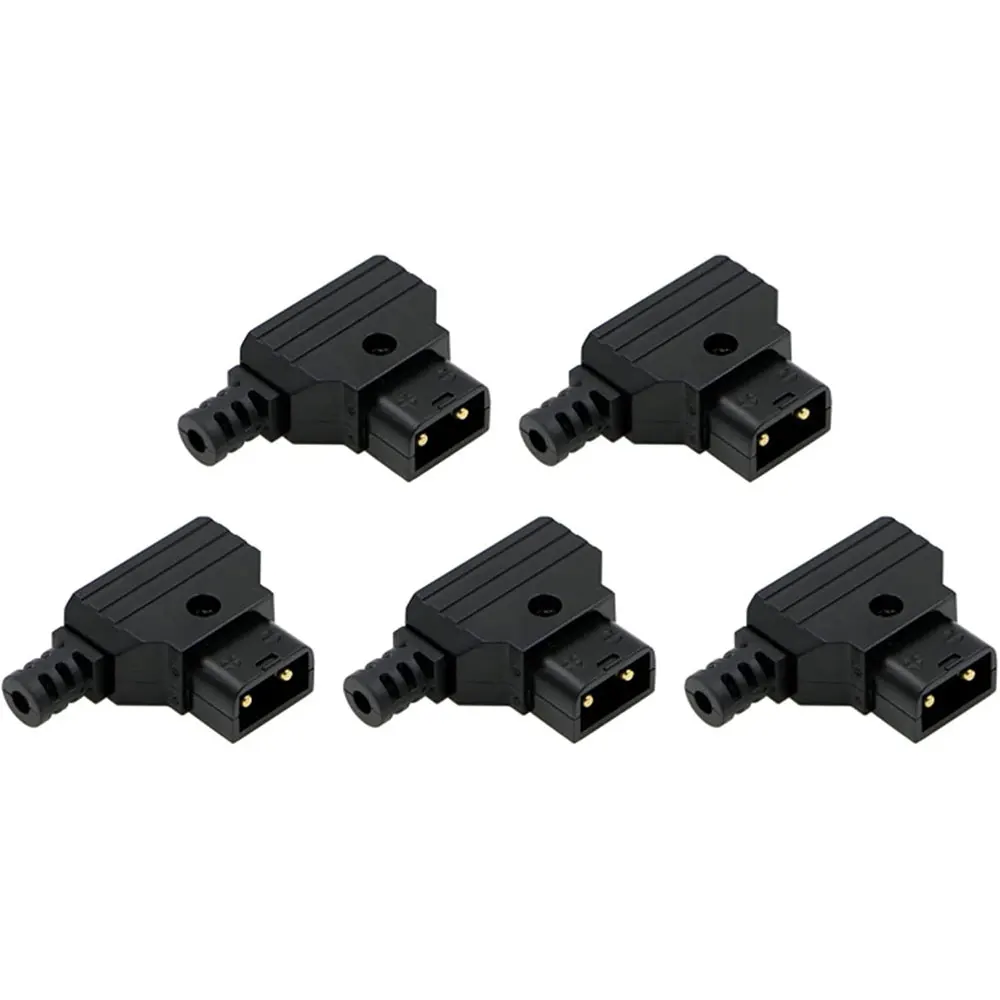 Alvins D-tap P-tap Power Tap Male Connectors Plugs for V Mount| V-Lock Battery(5PCS, Male)