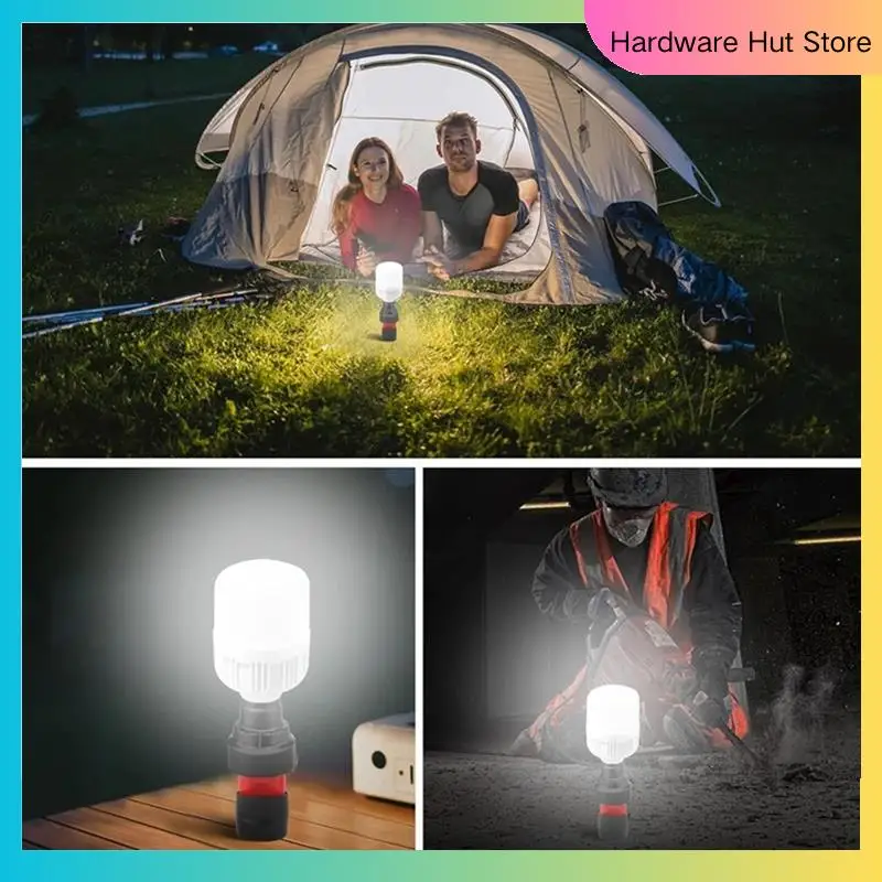 

LED Work Light For 12V Li- Battery E27 Light Bulb Socket Adapter Spiral Emergency Light Adapter-Y31A