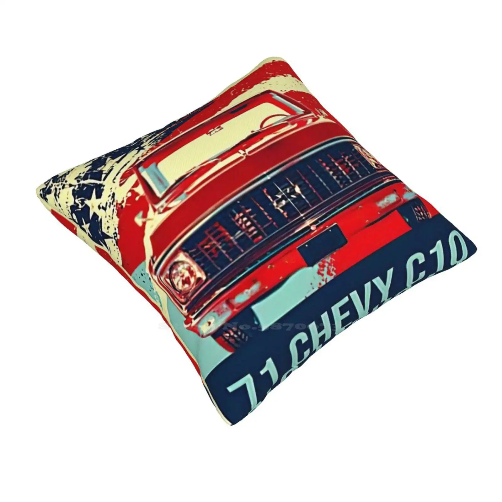 1971 C10 Pickup Truck Pop Art Style Fashion Sofa Throw Pillow Cover Pillowcase 1971 C10 Pickup Truck Funny