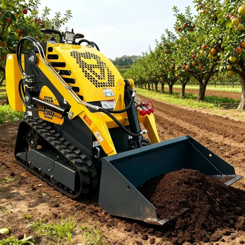Mini chargeuse compacte sur chenilles personnalisée, mini chargeuse compacte chinoise à vendre