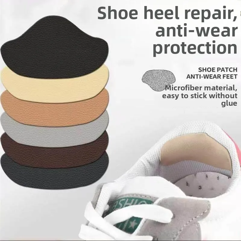 Self-Adhesive Sport Shoes Heel Wear Repair Patches Shoe Insole Restoration Stick on Shoe Repair Tape for Heel Tear Hole