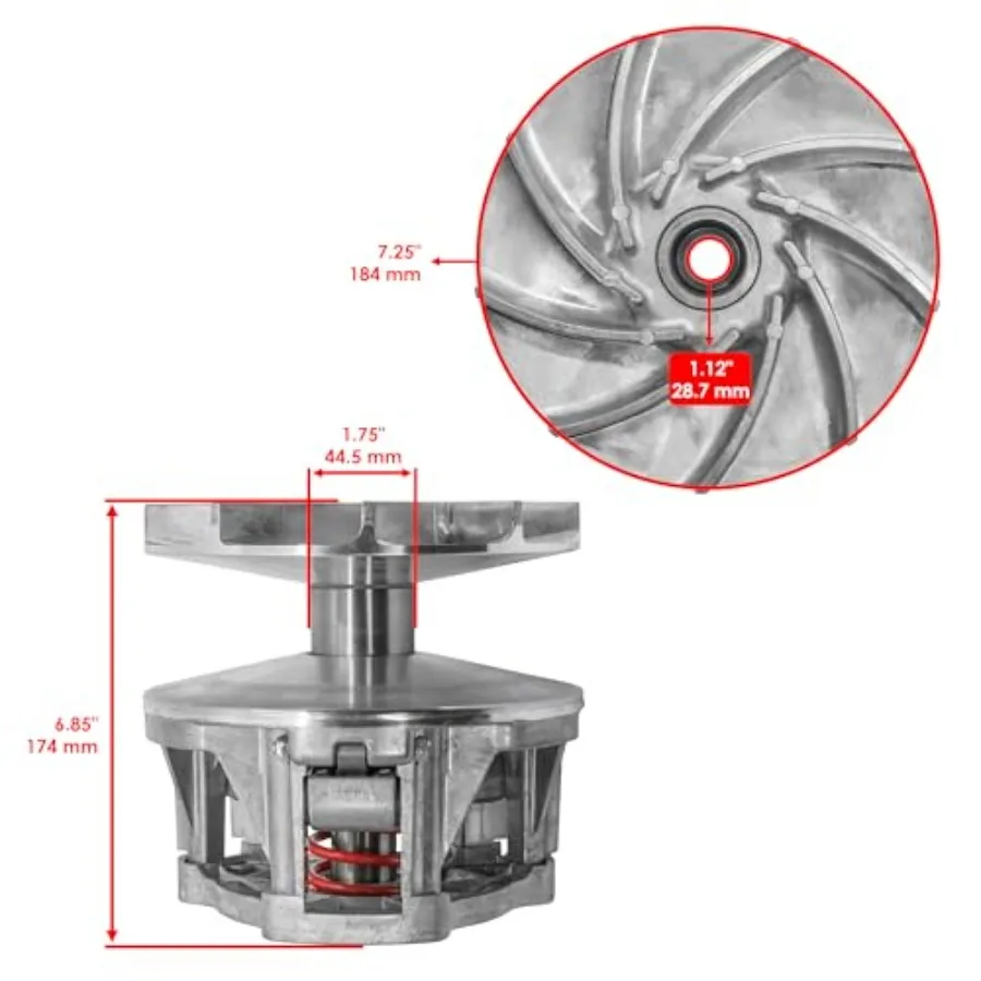 مجموعة القابض والحزام الأساسية مصممة لتعزيز الأداء في المركبات الطرق الوعرة وعربات الثلوج تضمن الطاقة الموثوقة
