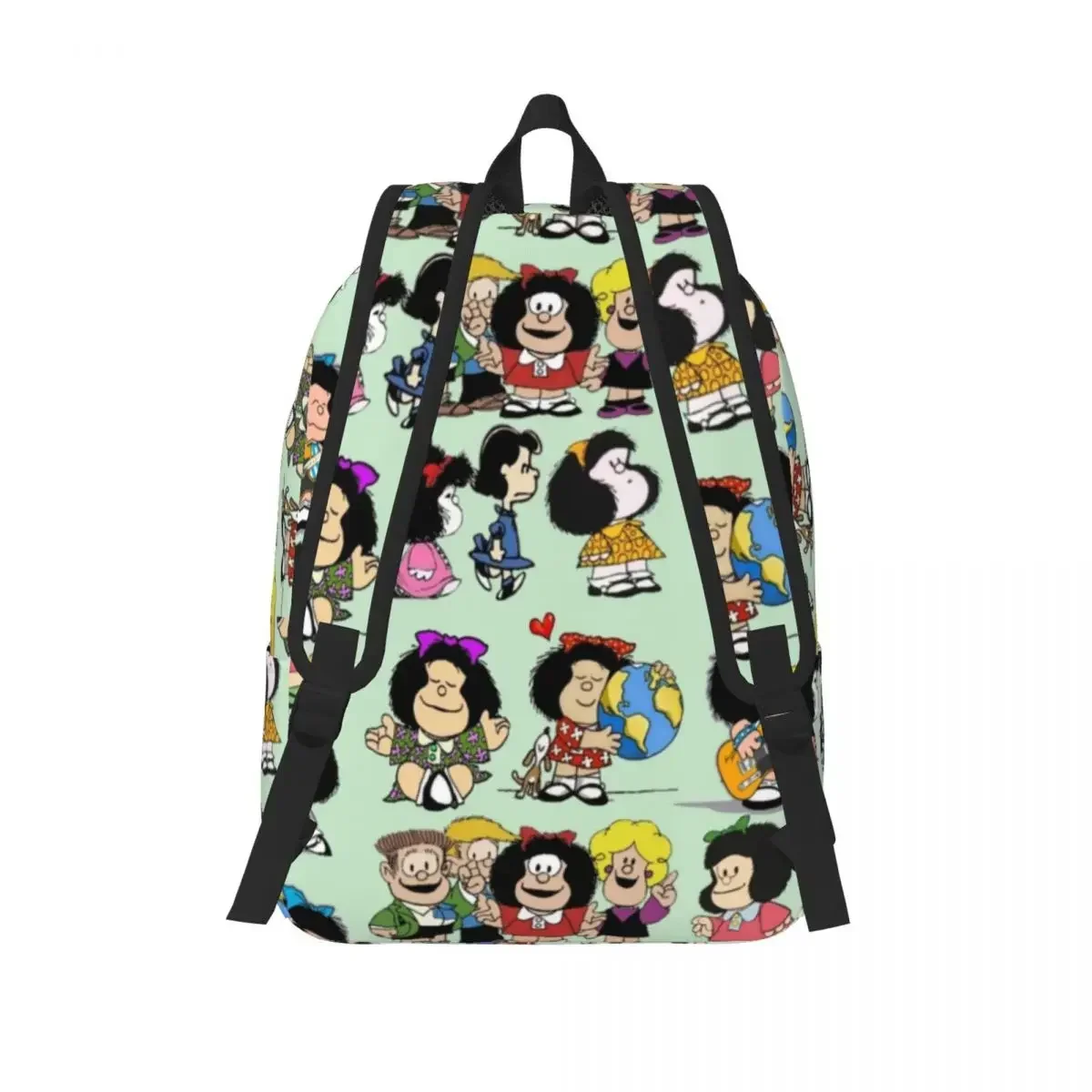 Plecak Kawaii Cartoon Mafalda Middle High College School Student Anime Bookbag Teens Canvas Daypack Gift